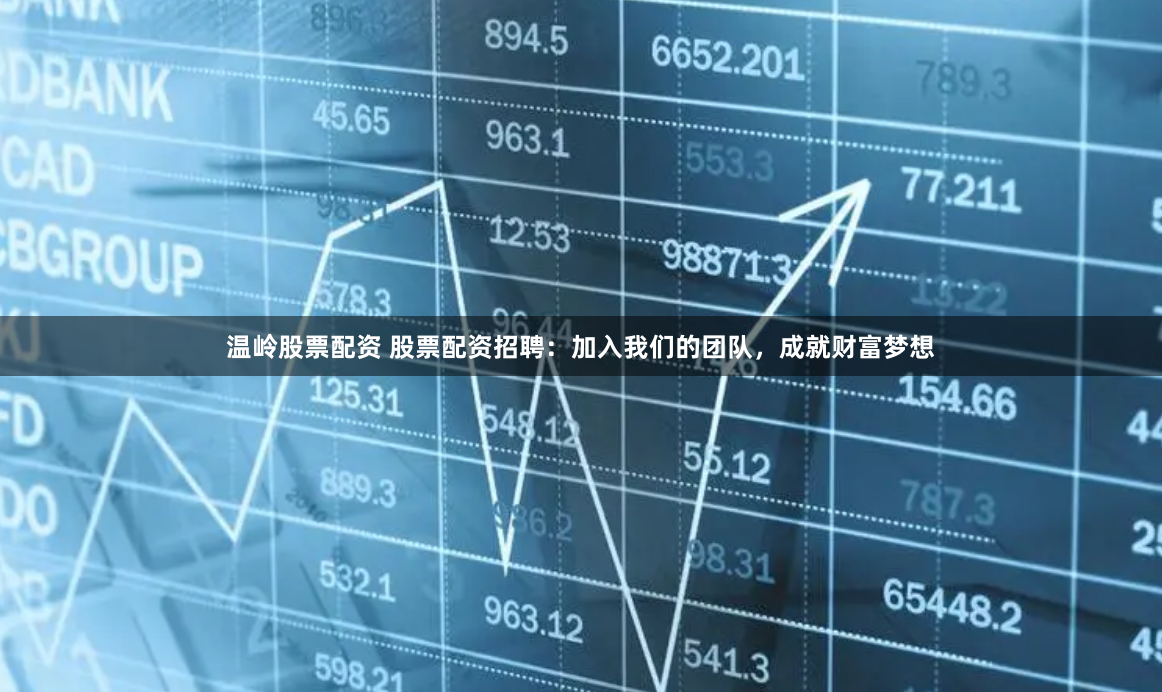 温岭股票配资 股票配资招聘：加入我们的团队，成就财富梦想